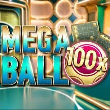 Live Dealer logo of Mega Ball 100x from Evolution at Bwin Casino