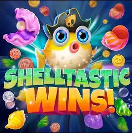 Shelltastic Wins logo by Jili Games Bwin Casino